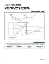 MAX5139GTE+ Datasheet Page 16