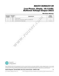 MAX5139GTE+ Datasheet Page 17