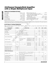 MAX5165MECM+T Datasheet Page 2