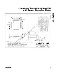 MAX5167MCCM+T Datasheet Page 11