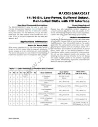 MAX5217GUA+T Datasheet Page 22