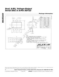 MAX5222EKA+TG0N Datasheet Page 12