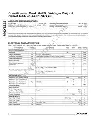 MAX5223EKA+T Datasheet Page 2