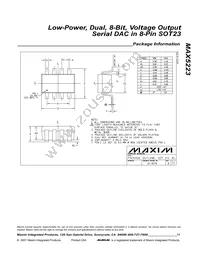MAX5223EKA+T Datasheet Page 11