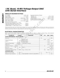 MAX5251BEAP+T Datasheet Page 2
