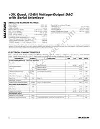 MAX5253AEAP+T Datasheet Page 2