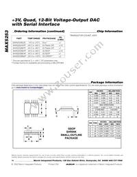 MAX5253AEAP+T Datasheet Page 16