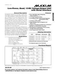 MAX525BC/D Datasheet Cover