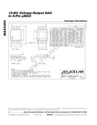MAX5304EUA+T Datasheet Page 12