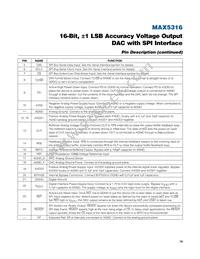 MAX5316GTG+ Datasheet Page 19