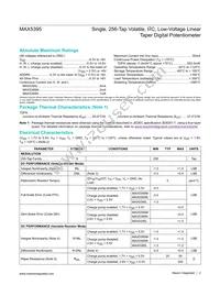 MAX5395LATA+T Datasheet Page 2