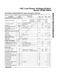 MAX539ACSA+TGA7 Datasheet Page 3