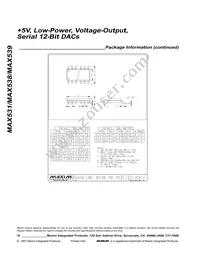 MAX539ACSA+TGA7 Datasheet Page 16