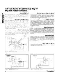 MAX5407EKA Datasheet Page 6