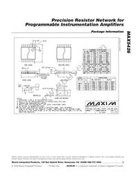 MAX5426BEUD+T Datasheet Page 9