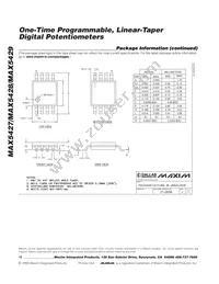MAX5429ETA+T Datasheet Page 10