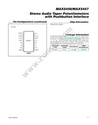 MAX5457ETE+T Datasheet Page 17