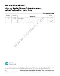 MAX5457ETE+T Datasheet Page 18