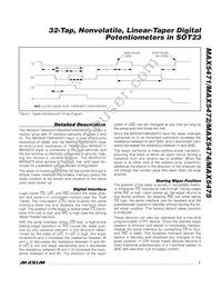 MAX5472EZT+T Datasheet Page 7