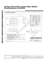 MAX5474EKA Datasheet Page 12