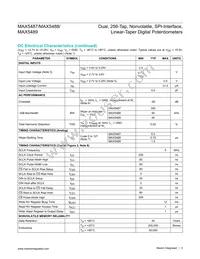 MAX5489ETE+T Datasheet Page 3