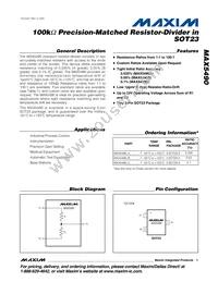 MAX5490MB02000-T Datasheet Cover