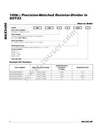 MAX5490MB02000-T Datasheet Page 6