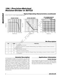 MAX5492RA01100+T Datasheet Page 4
