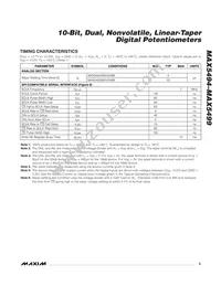 MAX5499ETE+T Datasheet Page 5