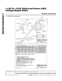 MAX5511ETC+T Datasheet Page 18