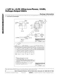 MAX5520ETC+ Datasheet Page 20