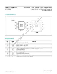 MAX5701AUB+T Datasheet Page 14