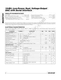 MAX5721AUA+T Datasheet Page 2