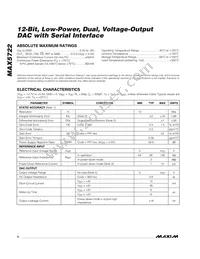 MAX5722EUA+T Datasheet Page 2