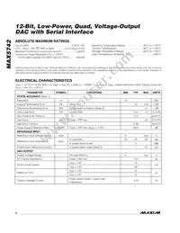 MAX5742AUB+T Datasheet Page 2