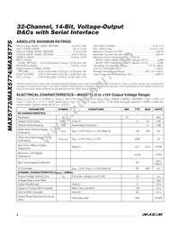 MAX5774UCB+D Datasheet Page 2