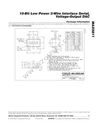 MAX5811PEUT+T Datasheet Page 13