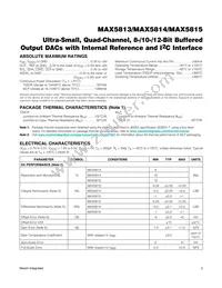 MAX5815AUD+T Datasheet Page 2