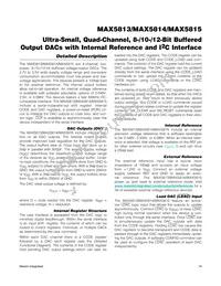 MAX5815AUD+T Datasheet Page 14