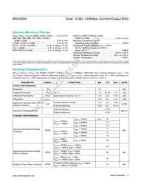 MAX5854ETL+T Datasheet Page 2