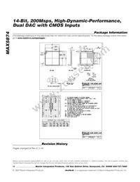 MAX5874EGK+TD Datasheet Page 16