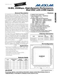 MAX5878EGK+TD Datasheet Cover