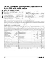 MAX5878EGK+TD Datasheet Page 2