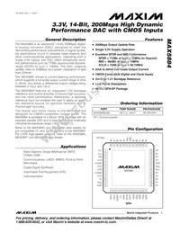 MAX5884EGM+TD Datasheet Cover