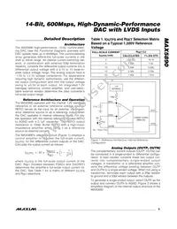 MAX5890EGK+TD Datasheet Page 9