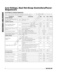 MAX5909UEE+TG11 Datasheet Page 4