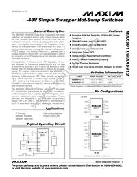 MAX5912ESE+T Datasheet Cover