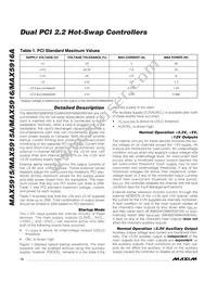 MAX5916EUI+T Datasheet Page 12