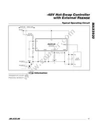 MAX5920AESA+T Datasheet Page 17