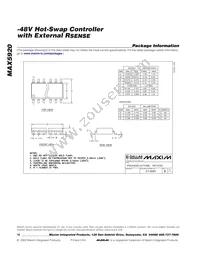 MAX5920AESA+T Datasheet Page 18